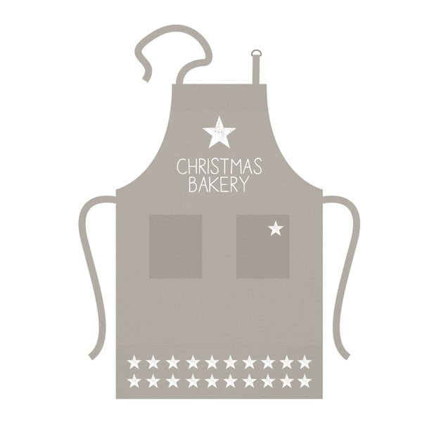 Bawełniany fartuch kuchenny ze świątecznym motywem PPD Baking Star