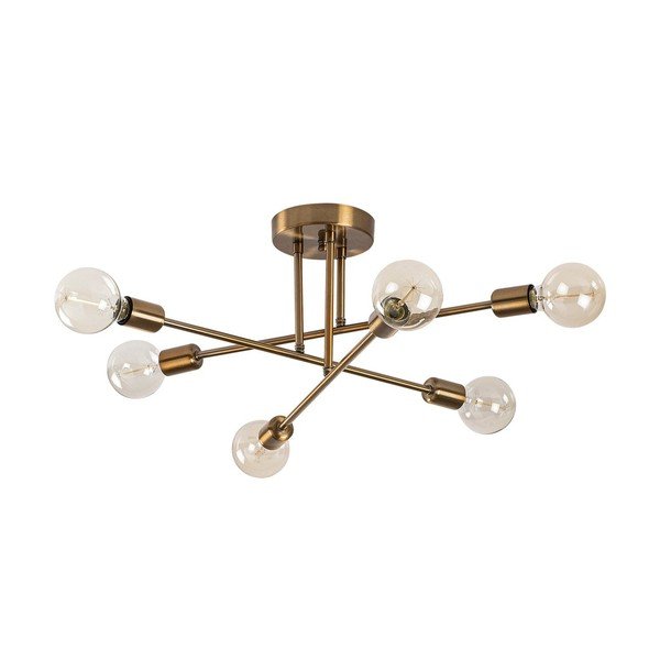 Lampa sufitowa w kolorze złota 64x64 cm Flower – Opviq lights