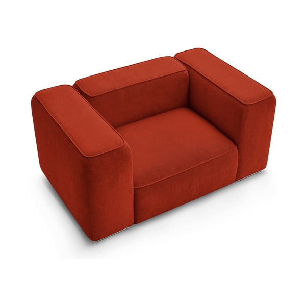 Ceglasty fotel Zephyr – Bobochic Paris-image-4