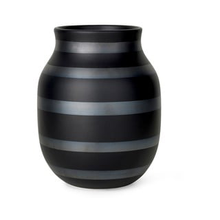 Wazon ceramiczny czarny ø 16 cm Omaggio - Kähler Design