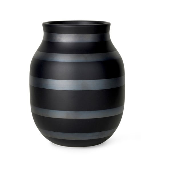 Czarny wazon ceramiczny ø 16 cm Omaggio – Kähler Design