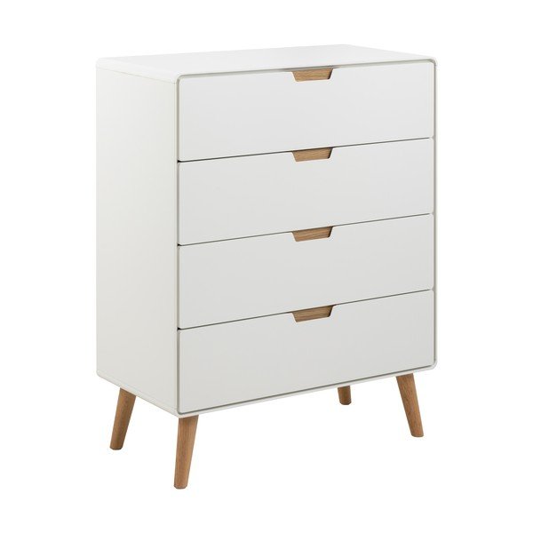 Biała komoda 80x100x40 cm Lowell – Actona-image-2