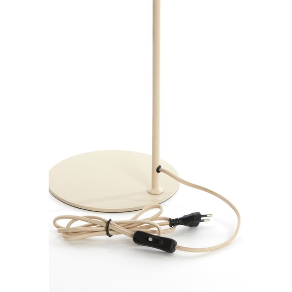 Beżowa lampa stołowa z tekstylnym kloszem (wysokość 60,5 cm) Elati – Light & Living-image-3