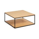 Stolik z blatem w dekorze dębu 80x80 cm Yona − Kave Home