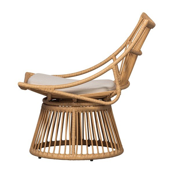 Fotel ogrodowy ze sztucznego rattanu w naturalnym kolorze Alatna – WOOOD-image-3