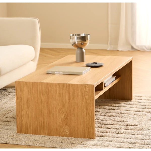 Stolik w dekorze dębu w naturalnym kolorze 60x120 cm Arlon – Actona-image-1