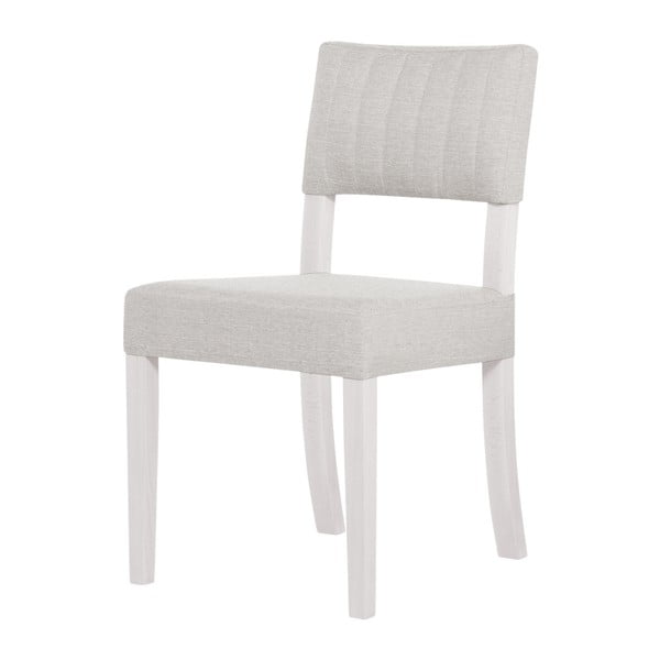 Kremowe krzesło z białymi nogami Ted Lapidus Maison Néroli