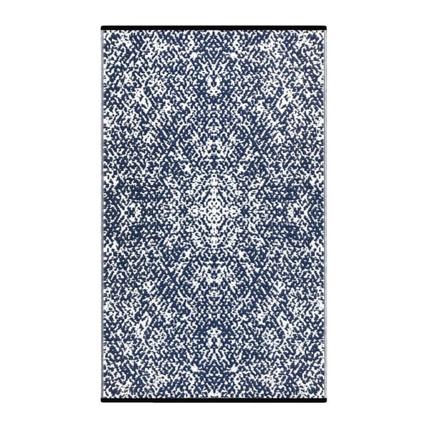 Niebiesko-biały dwustronny dywan zewnętrzny Green Decore Gatra, 150x240 cm