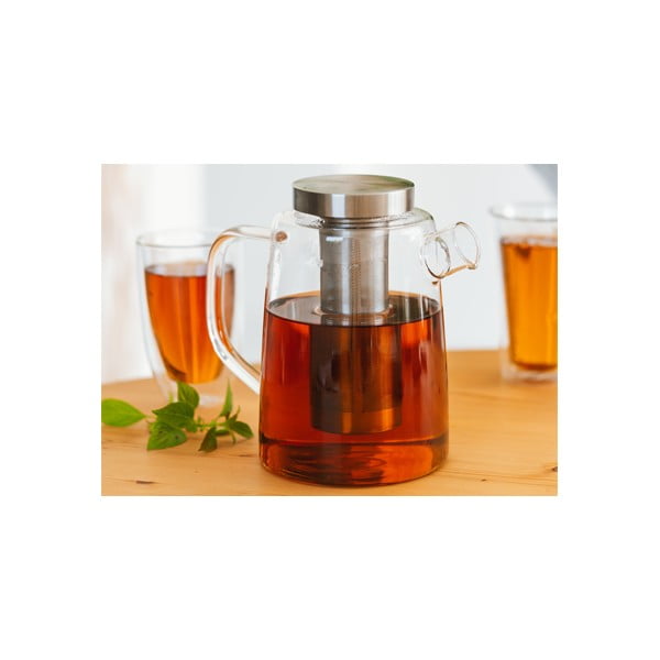 Szklany dzbanek do herbaty Vialli Design, 1,5 l-image-3