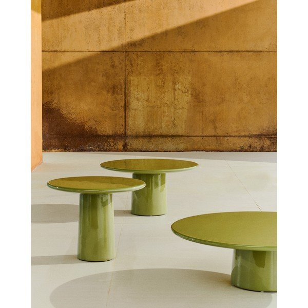 Okrągły stolik ogrodowy betonowy ø 85 cm Albanella – Kave Home-image-3