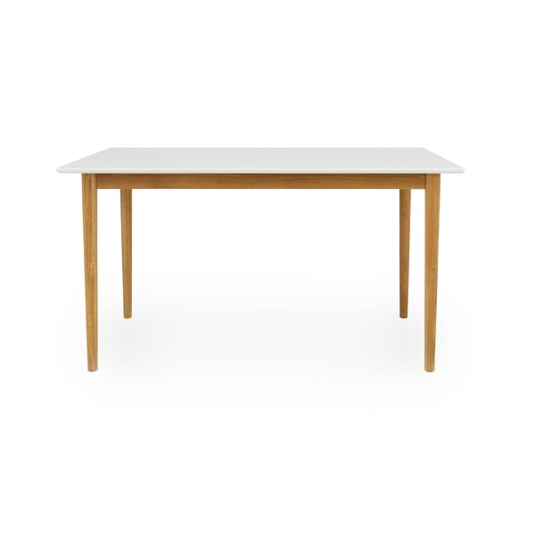 Biały stół Tenzo Svea, 140x80 cm