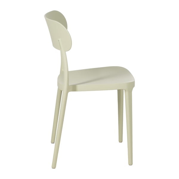 Jasnozielone plastikowe krzesła zestaw 2 szt. – Ixia-image-4