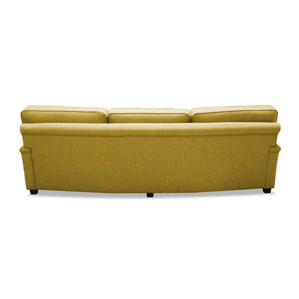 Żółta sofa 3-osobowa Vivonita William-image-1