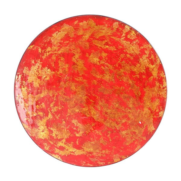 Czerwona taca dekoracyjna Ixia Composite