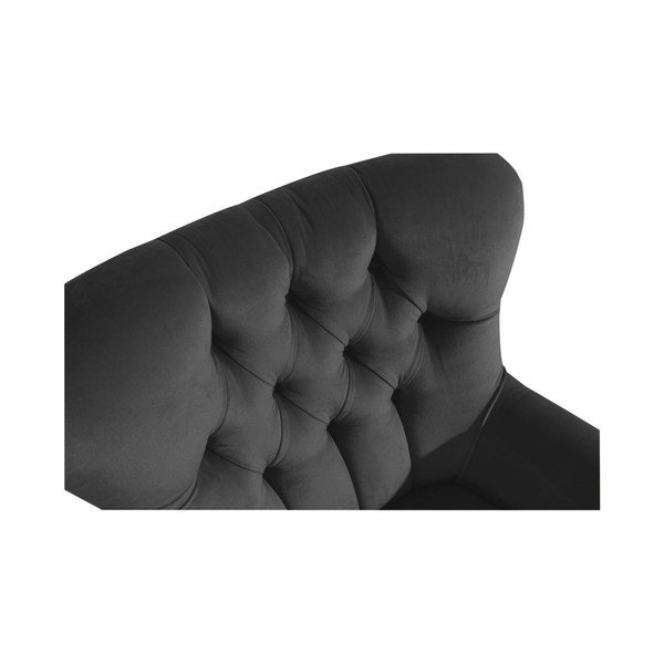 Antracytowy fotel Max Winzer Brandon Suede-image-2