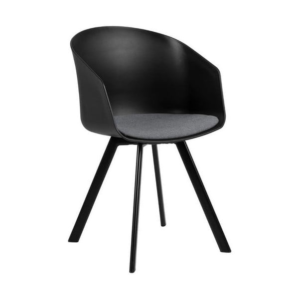 Czarne/szare krzesło Moon – Interstil