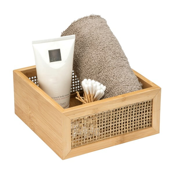 Bambusowy organizer łazienkowy Wenko Allegre, 15x7 cm-image-4