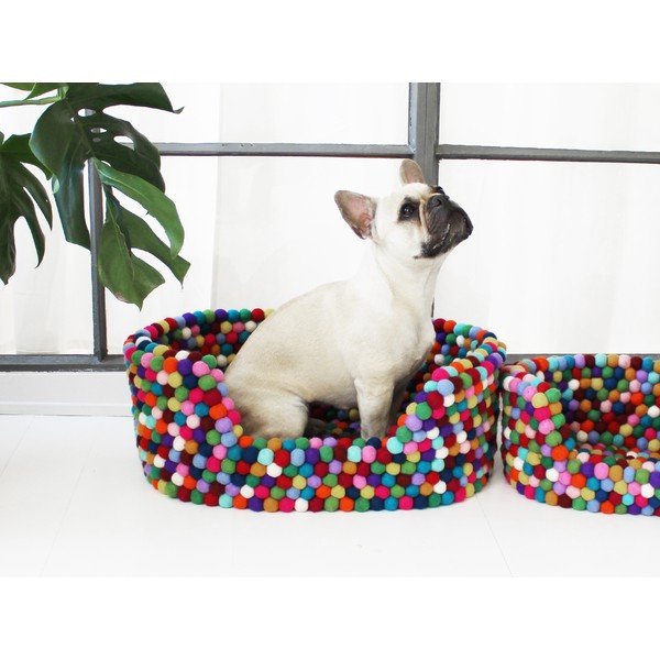 Kulkowe wełniane legowisko dla zwierząt Wooldot Ball Pet Basket Multi, 60x40 cm-image-2