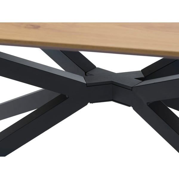 Stół z blatem w dekorze dębu 100x200 cm Cesura – Unique Furniture-image-3