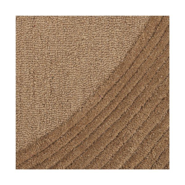 Wełniany dywan tkany ręcznie w ciemnym naturalnym kolorze 200x300 cm Pune – House Nordic-image-3