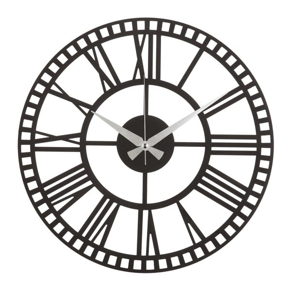 Metalowy zegar ścienny Londoner, ø 50 cm