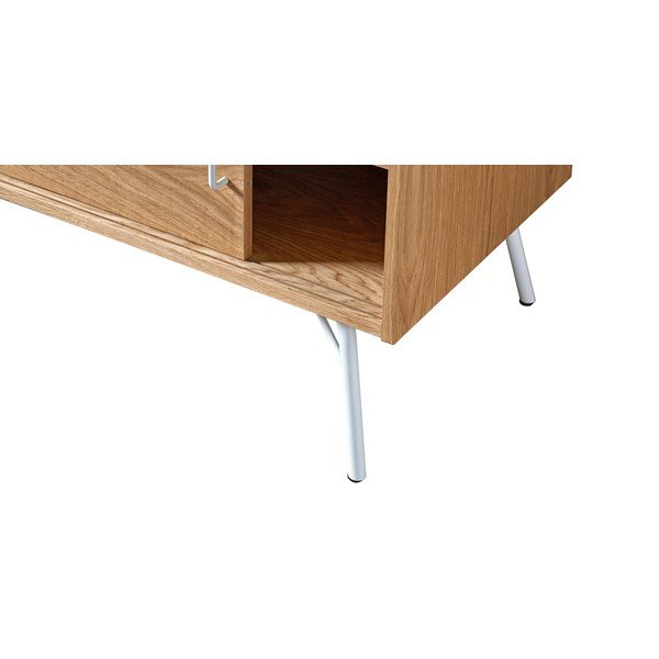 Szafka pod TV z białymi nogami Woodman Ashburn-image-4