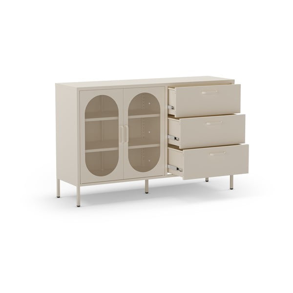 Kremowa komoda 140x90 cm Diora – Marckeric-image-4