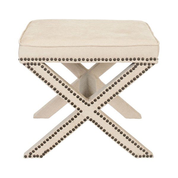 Taboret Safavieh Alexandra Cream-image-1
