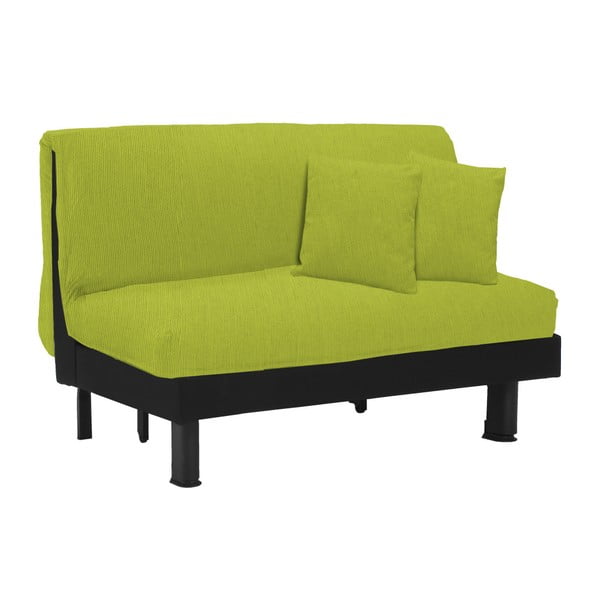 Zielona rozkładana sofa dwuosobowa 13Casa Lillo