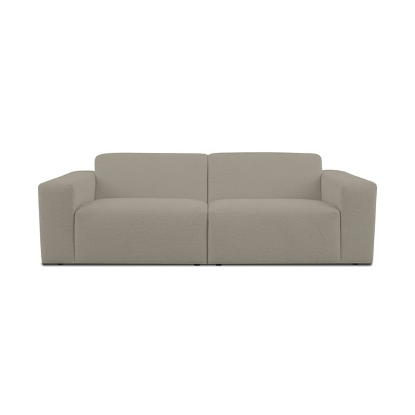Jasnobrązowa sofa z materiału bouclé 228 cm Roxy – Scandic
