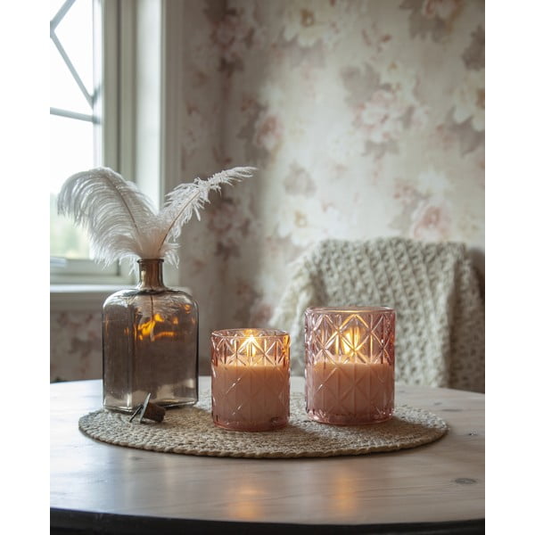 Świeczka LED na baterie (wysokość 10 cm) Flamme Romb – Star Trading-image-1