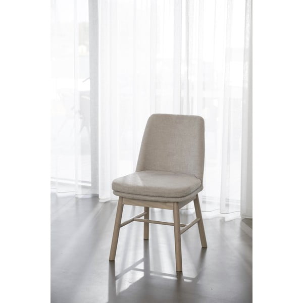 Beżowe krzesła zestaw 2 szt. Amesbury – Rowico-image-1