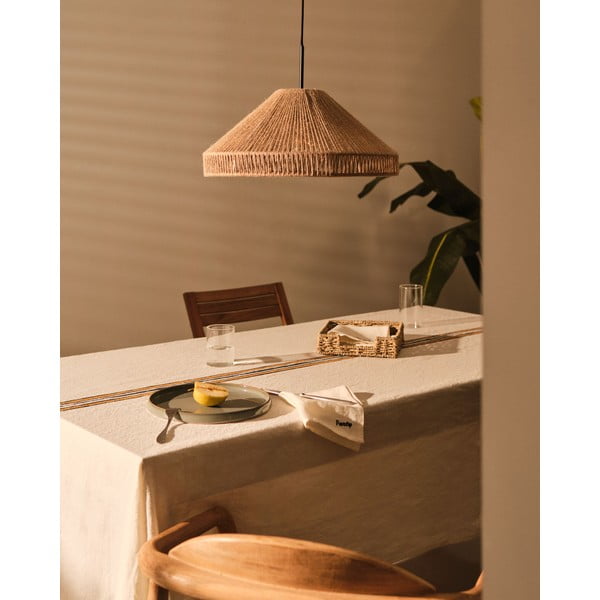 Naturalny abażur ø 45 cm Pontos – Kave Home-image-1