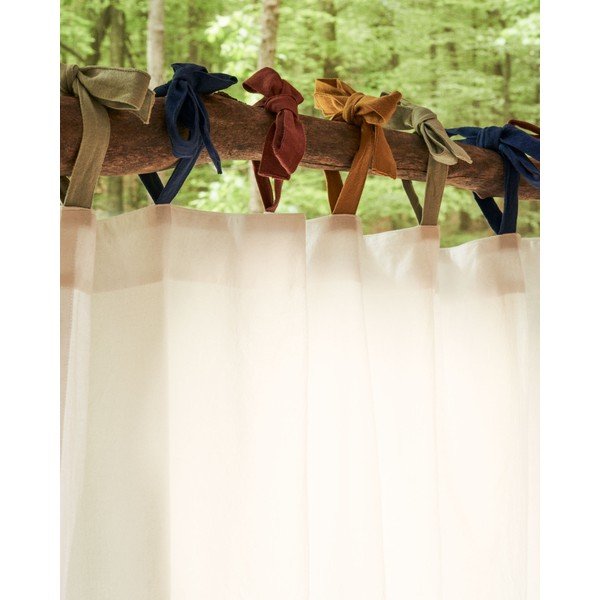 Biała zasłona 135x270 cm Zelda – Kave Home-image-3