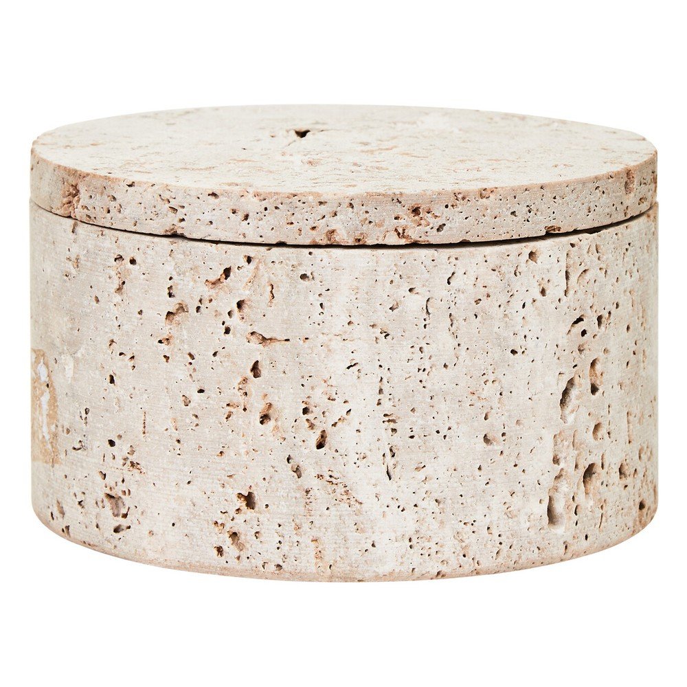 Kamienny pojemnik dekoracyjny w naturalnym kolorze ø 14x8 cm Tibor – Premier Housewares