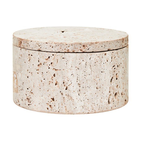 Kamienny pojemnik dekoracyjny w naturalnym kolorze ø 14x8 cm Tibor – Premier Housewares