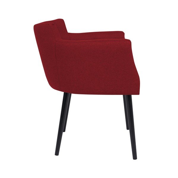Czerwone krzesło z podłokietnikami Windsor & Co Sofas Gemini-image-2