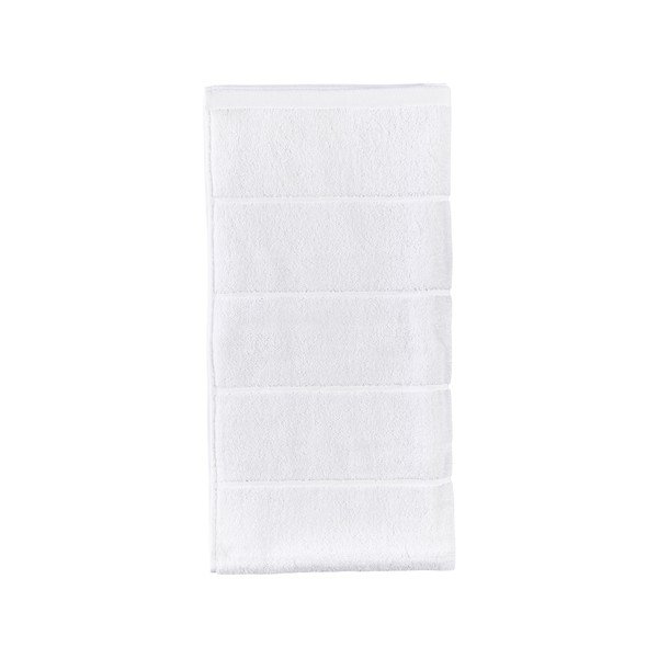 Biały bawełniany ręcznik frotte 50x100 cm Sauna – Zone