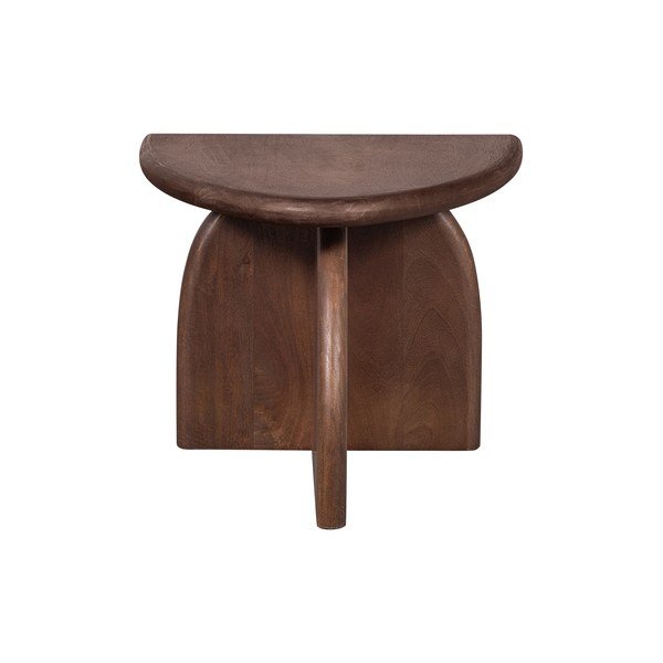 Stolik z litego drewna mango 50x50 cm Nalin – WOOOD-image-1