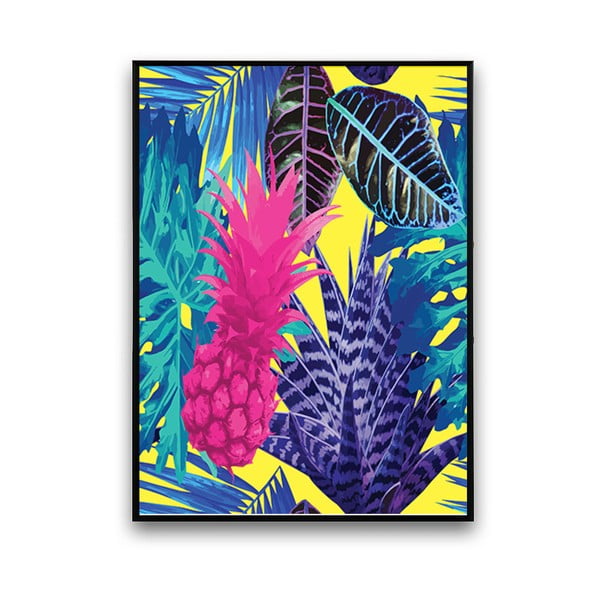 Plakat z ananasem, 30 x 40 cm