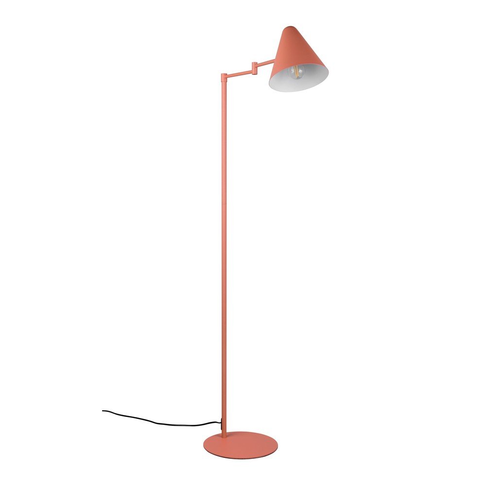 Pomarańczowa lampa stojąca z elastyczną konstrukcją (wysokość 126,5 cm) Cosima – Trio
