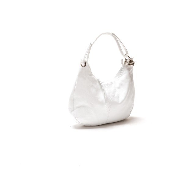 Biała torebka skórzana Carla Ferreri Isabella Laura-image-1