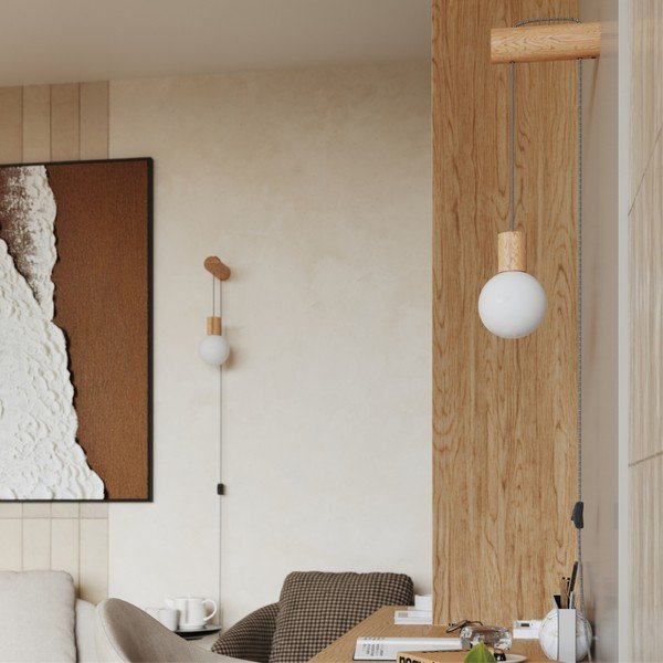 Kinkiet w naturalnym kolorze Arcadia – Sollux-image-2