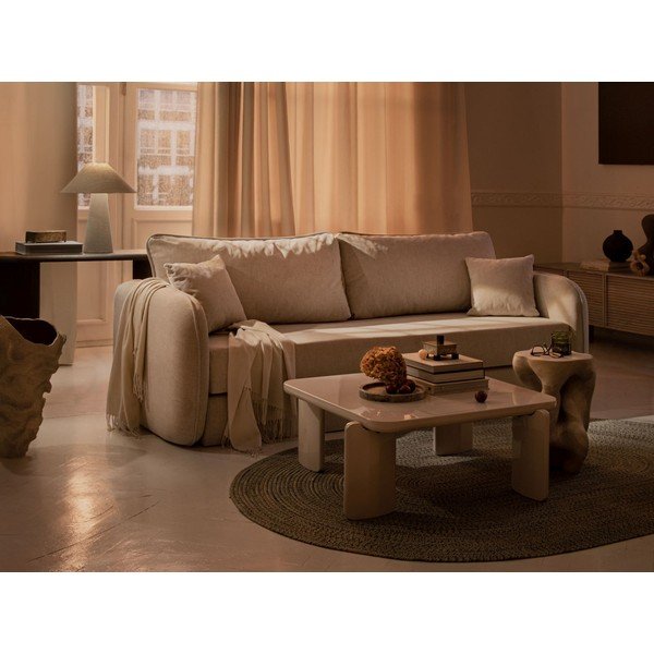 Zielona rozkładana sofa 225 cm – Micadoni -image-2