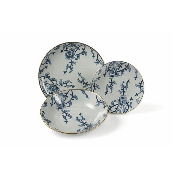 18-częściowy zestaw porcelanowych talerzy VDE Tivoli 1996 Hamasei-image-1