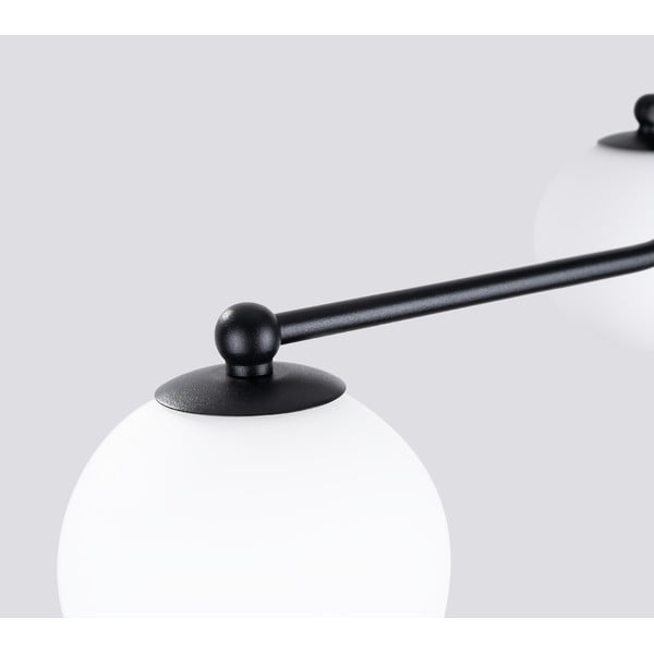 Czarno-biała lampa sufitowa Beam – Sollux-image-3