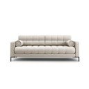 Beżowa rozkładana sofa ze schowkiem 222 cm Bali – Cosmopolitan Design