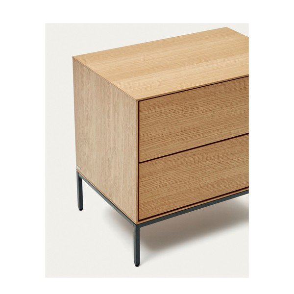 Szafka nocna w dekorze dębu Vedrana – Kave Home-image-3