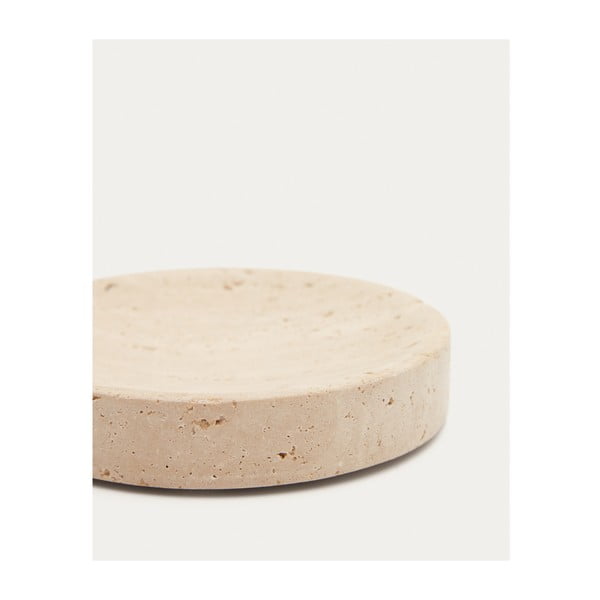 Beżowa kamienna mydelniczka Macre – Kave Home-image-4