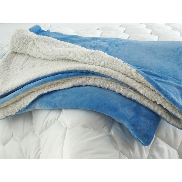 Koc z materiału sherpa 150x200 cm – B.E.S.-image-1